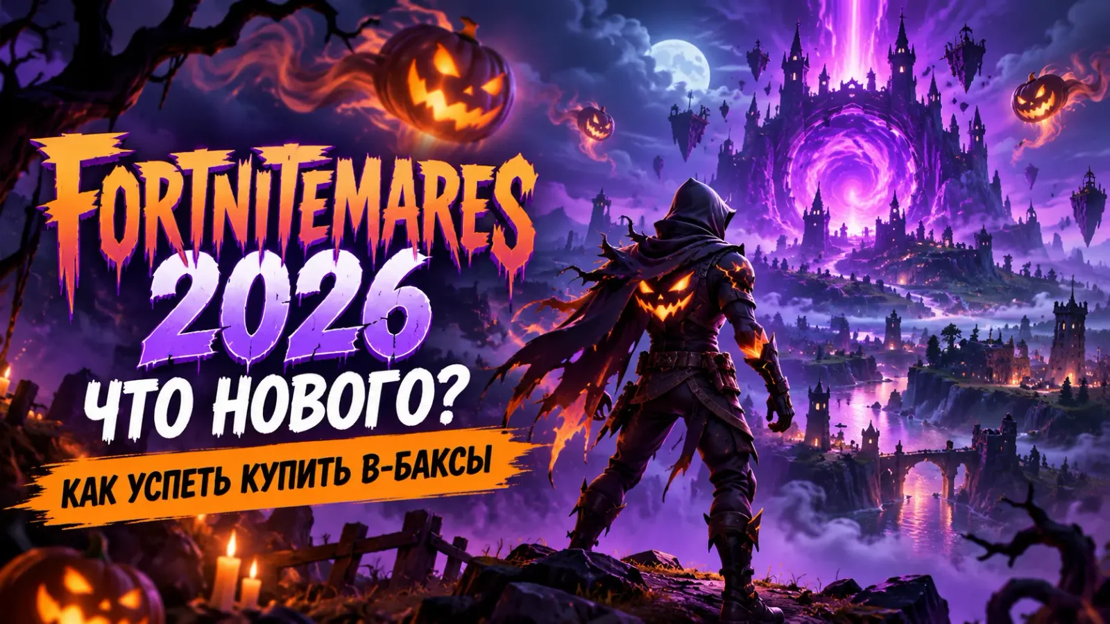 Fortnitemares 2026 в Fortnite: что нового и как успеть купить В-Баксы