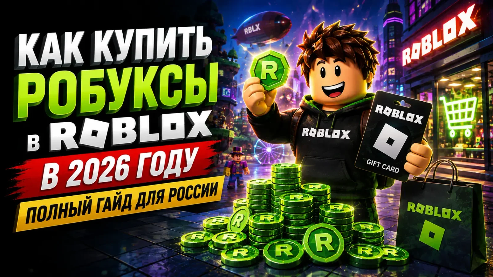 Как купить робуксы в Roblox в 2026 году: полный гайд для России