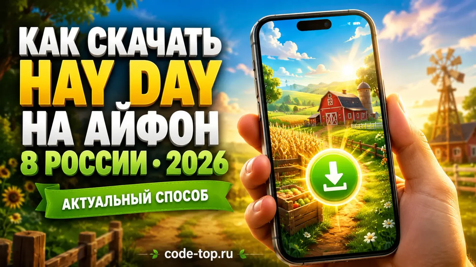 Как скачать Hay Day на айфон в России в 2026 году