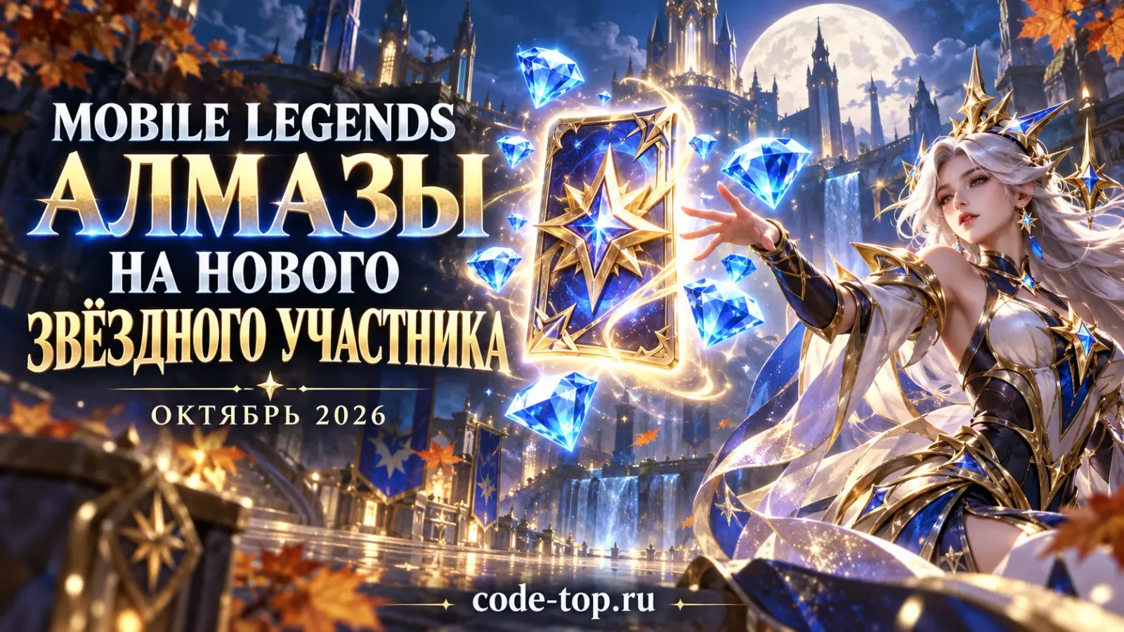 Mobile Legends в октябре 2026: алмазы на нового звёздного участника