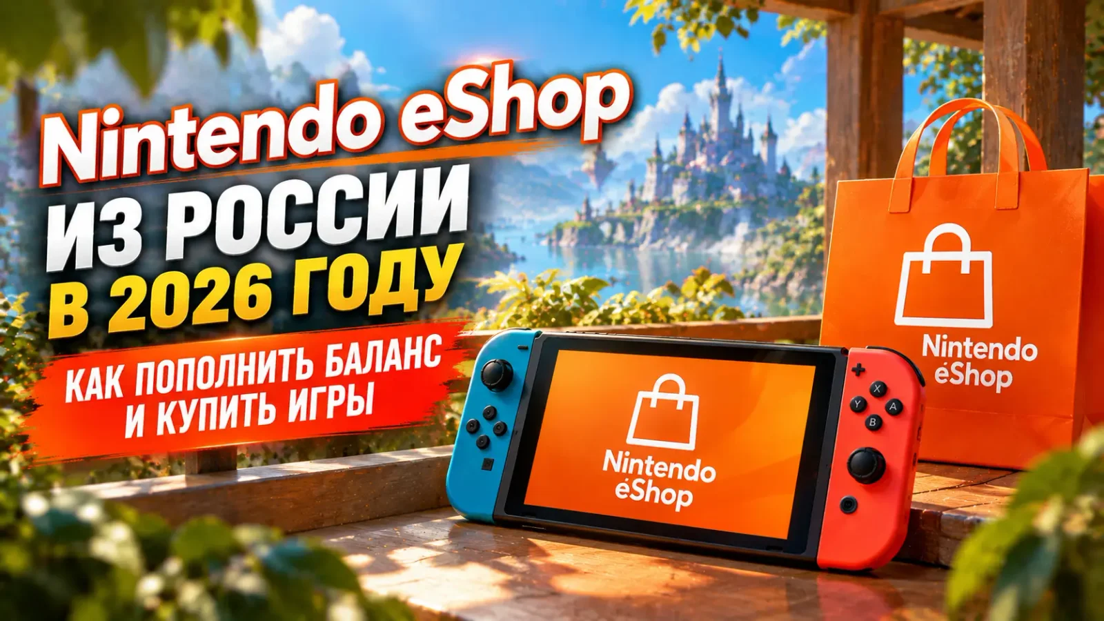 Nintendo eShop из России в 2026 году: как пополнить баланс и купить игры