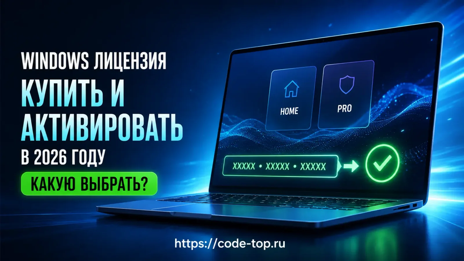 Windows лицензия — купить и активировать в 2026 году: какую выбрать