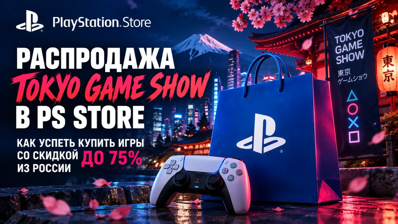 Распродажа Tokyo Game Show в PS Store: как успеть купить игры со скидкой до 75% из России