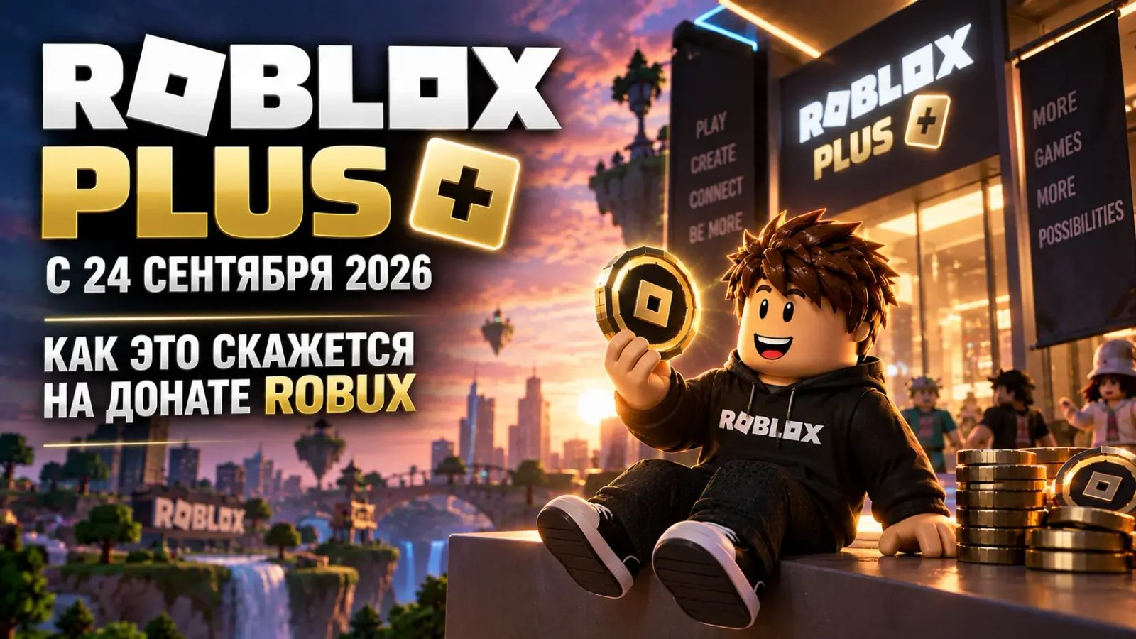 Roblox Plus с 24 сентября 2026: как это скажется на донате Robux