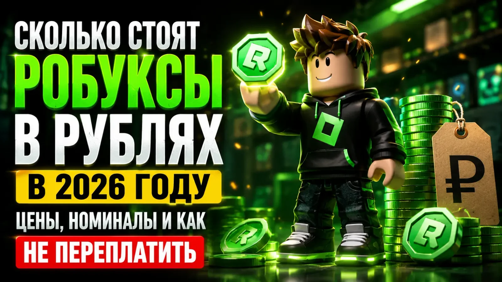 Сколько стоят робуксы в рублях в 2026 году: цены, номиналы и как не переплатить