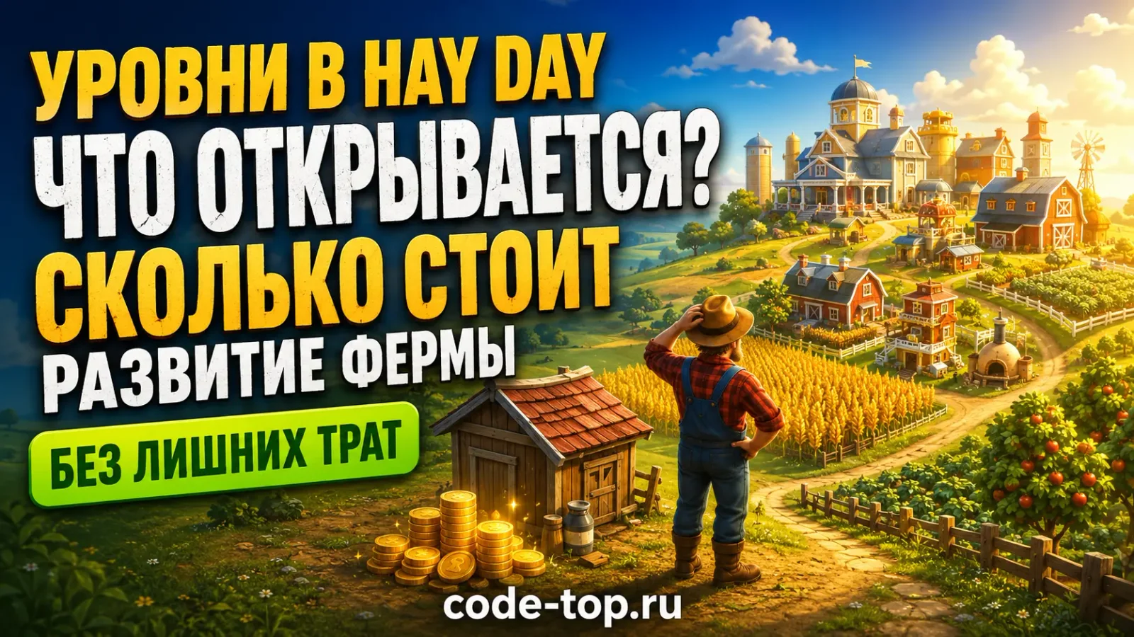 Уровни в Hay Day — что открывается и сколько стоит развитие