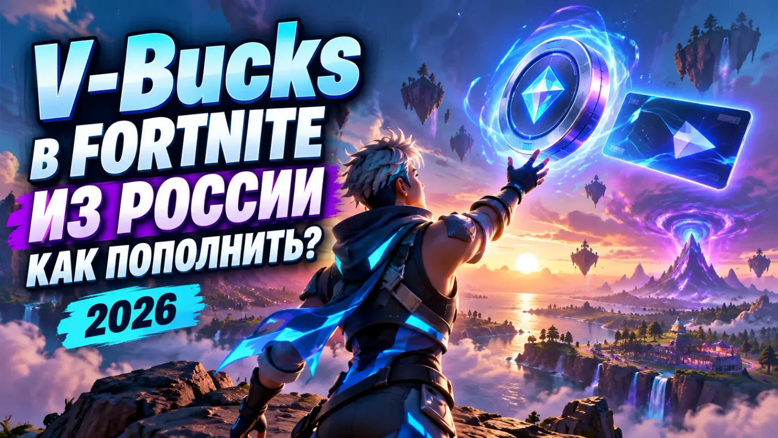 V-Bucks в Fortnite из России в 2026 году: как пополнить баланс