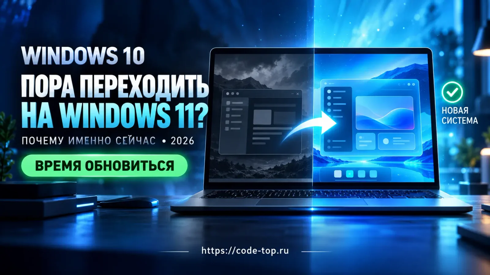 Windows 10 в 2026 году: почему стоит перейти на Windows 11 именно сейчас
