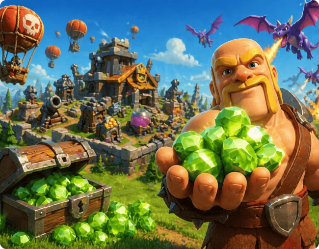 Clash of Clans - Гемы