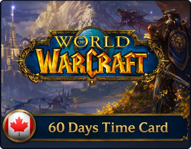 World of Warcraft 60 Days Time Card - Канада World of Warcraft 60 Days Time Card - Канада