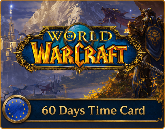 World of Warcraft 60 Days Time Card - Европа