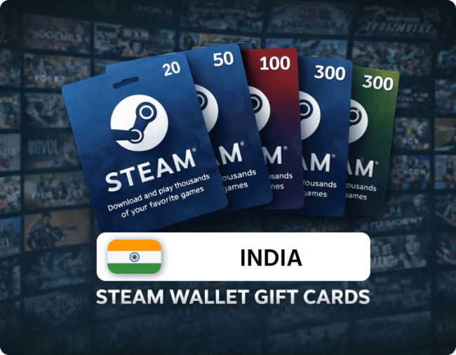 Steam Gift Cards - Индия